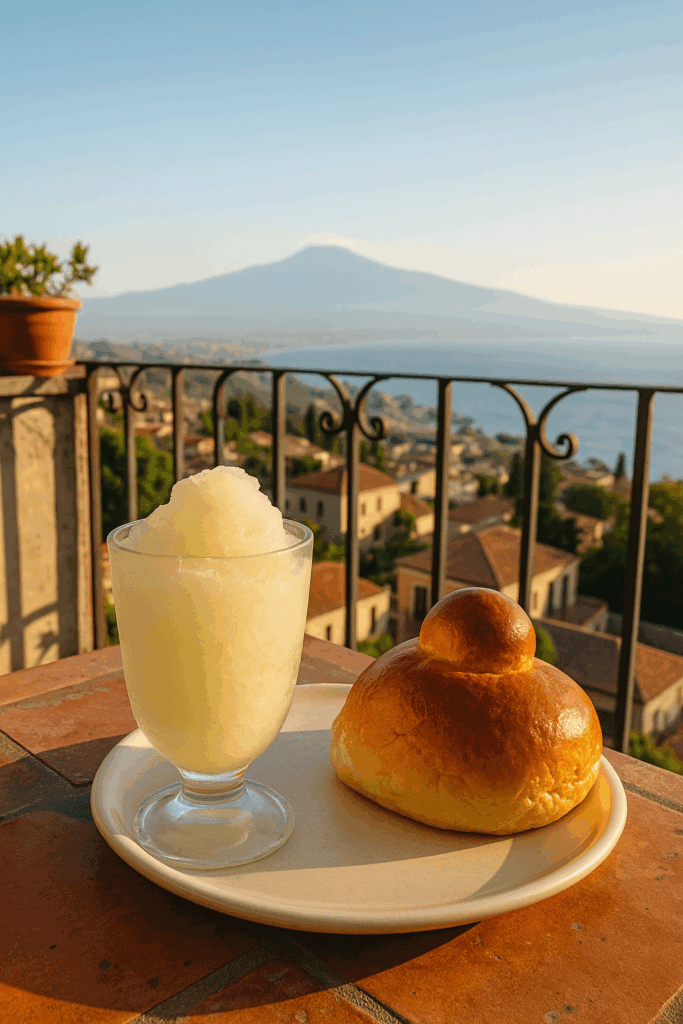 Granita Siciliana (al limone & alla mandorla)