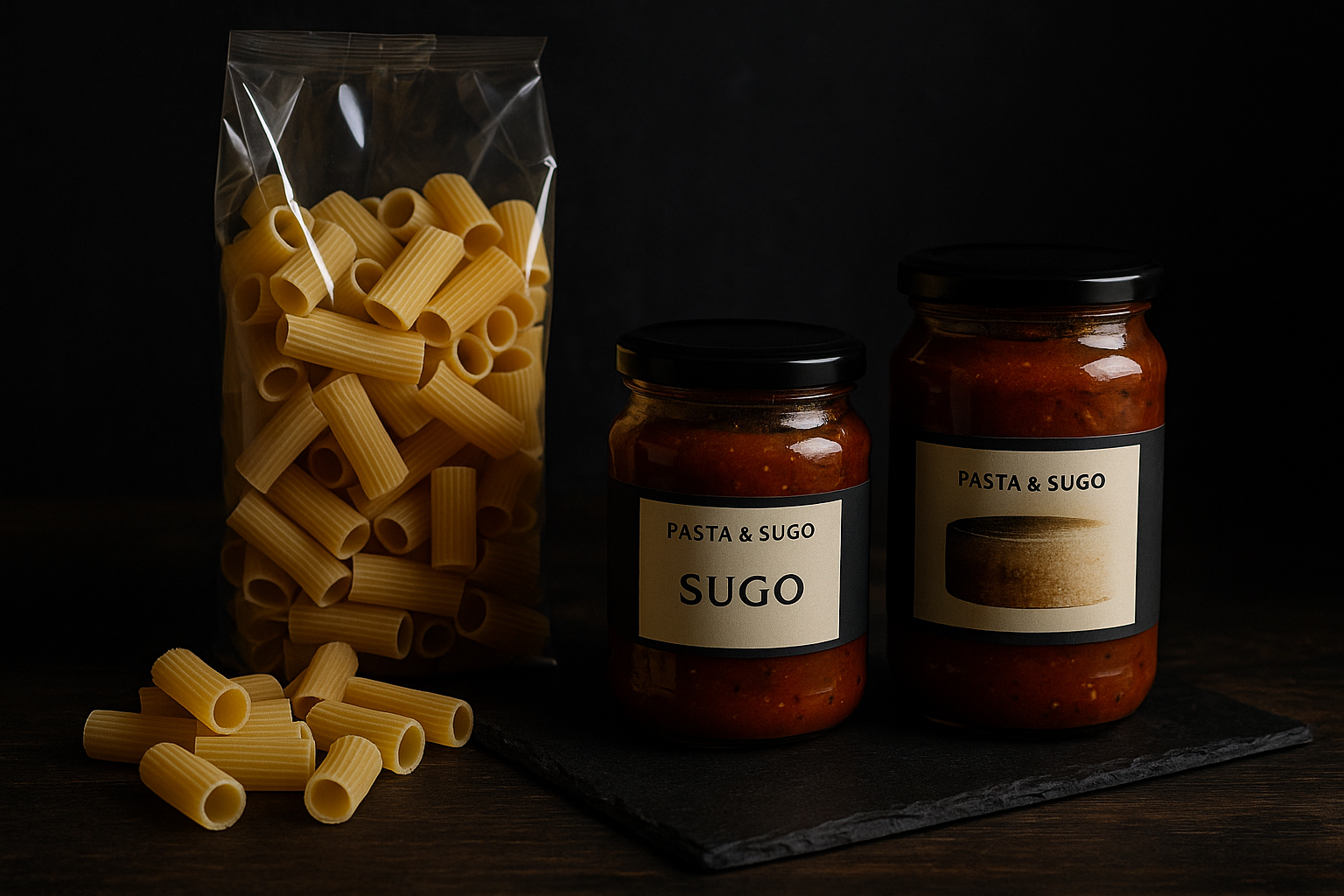 Sicilské semolinové těstoviny a rajčatová suga