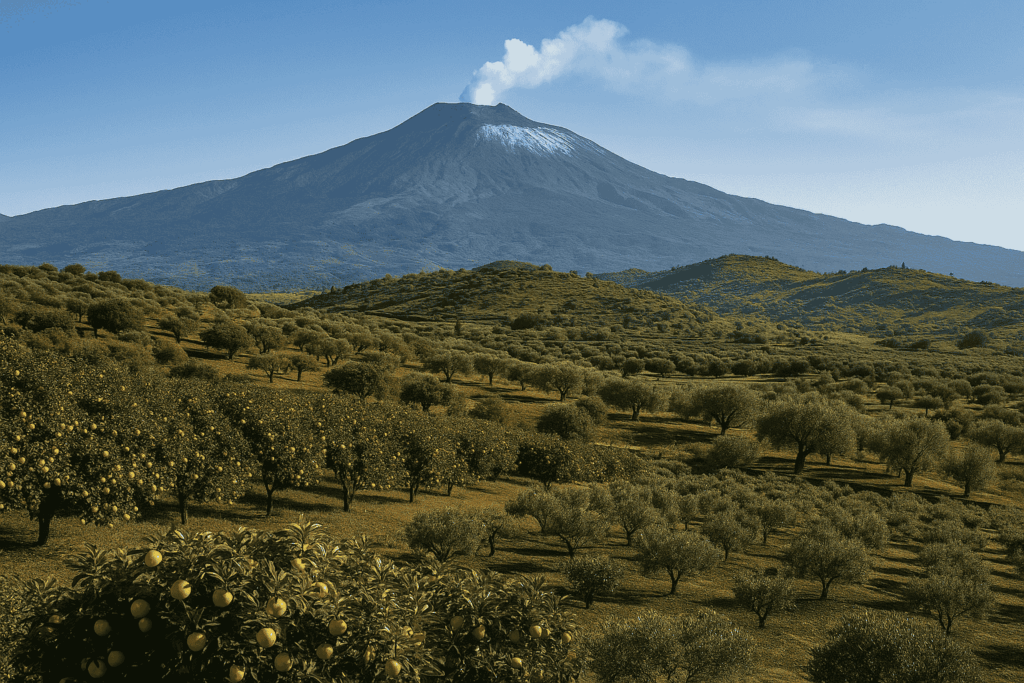Etna – sopka na Sicílii