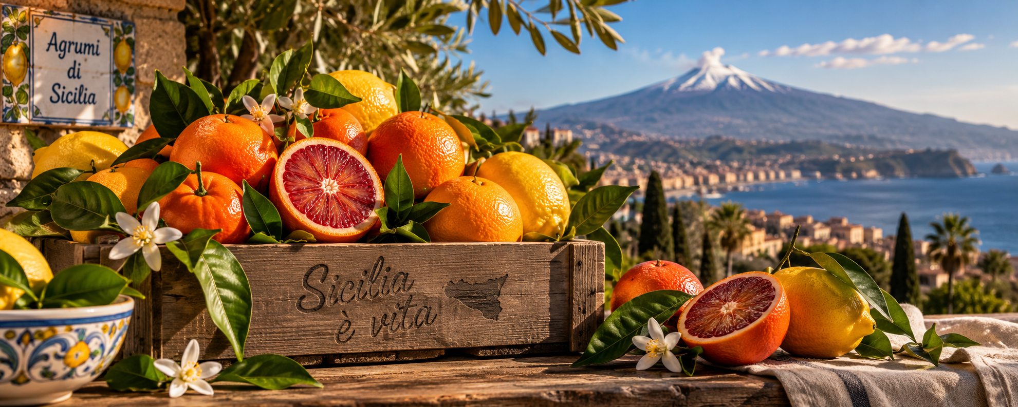 Čerstvé sicilské citrusy Del Sicily